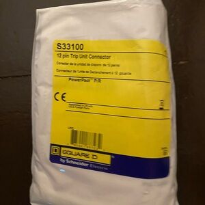 SCHNEIDER / SQUARE D S33100, 12 pin connector for MICROLOGIC TRIP UNIT Open Box